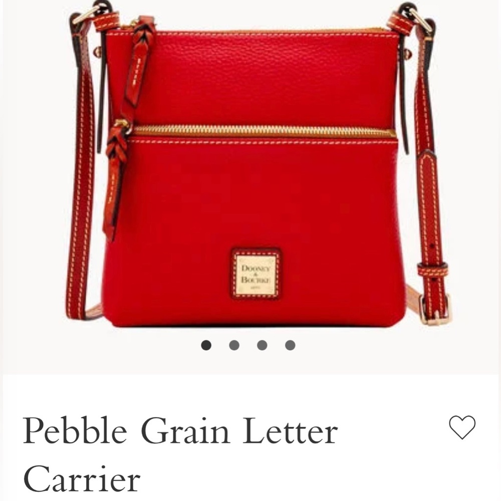 Red Dooney & Bourke leather Crossbody bag.